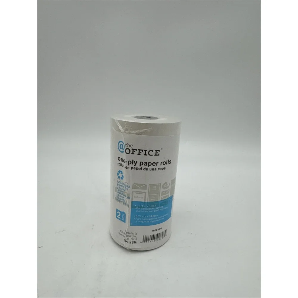 @The Office One-Ply Paper Rolls Set Of 2-2 1/4 ft. X 149 ft model 9074-0879